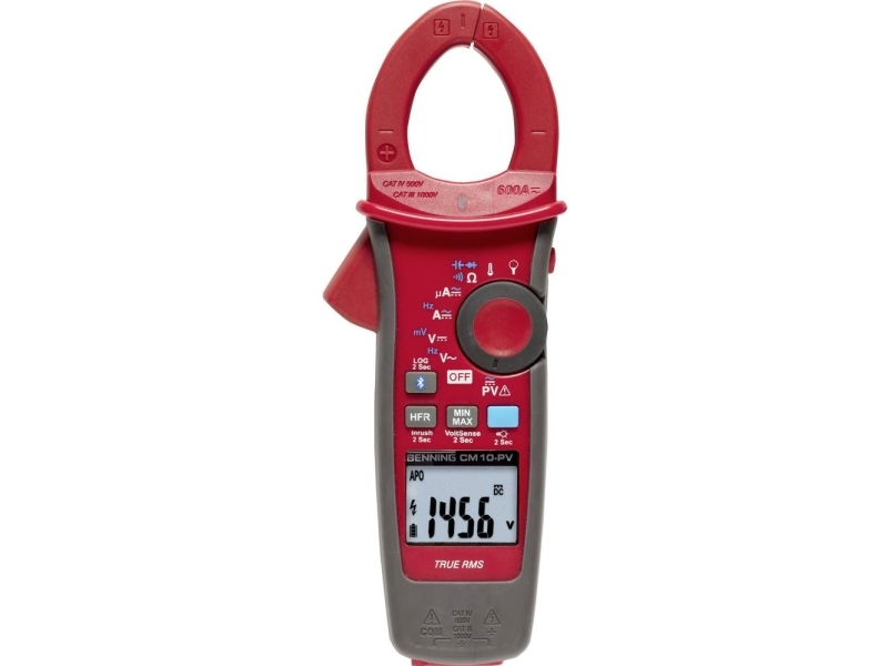 Benning 044683 Strømtang Digitaler Datenlogger Cat Iv 600 V Visning (Anzahl): 6000