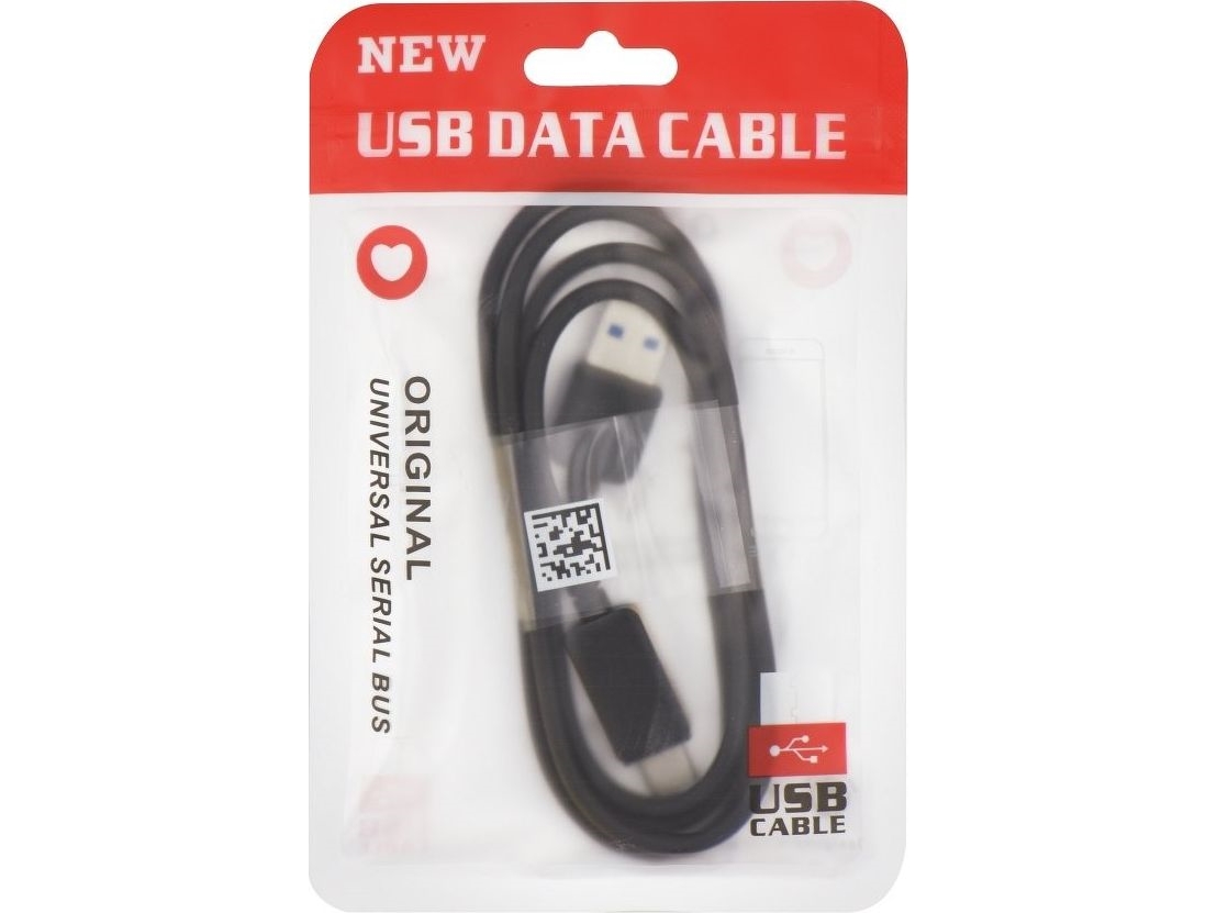Usb-Kabel Partner Tele.Com Usb-A Auf Usb-C, 1 M, Schwarz
