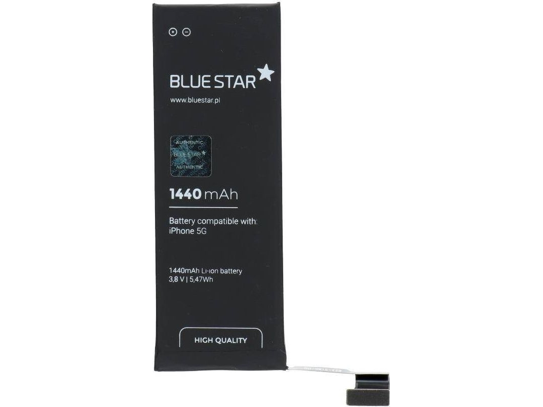 Bateria Partner Tele.Com Bateria Do Iphone 5 1440 Mah Polymer Blue Star Hq