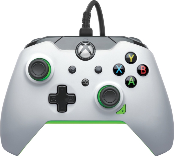 Pdp Kabelgebundener Controller: Neon White Für Xbox Series X|S, Xbox One Und Windows 10/11, Gamepad, Pc, Xbox One, Xbox Series S, Xbox Series X, D-Pa