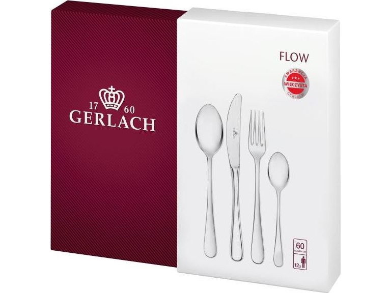 Gerlach.Set Of Flow Cutlery 60Pcs.