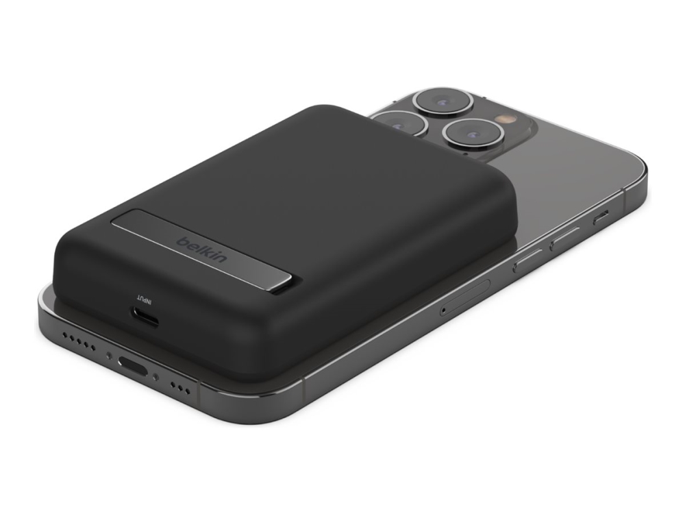 Belkin BoostCharge, 5000 mAh, Kabelloses Aufladen, Schwarz