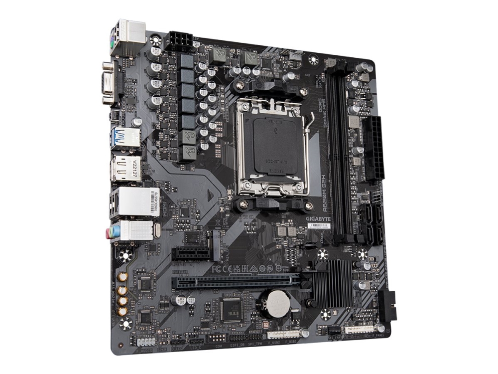 GIGABYTE A620M S2H AM5 2xDDR5 4xSATA 1xM.2 mATX MB