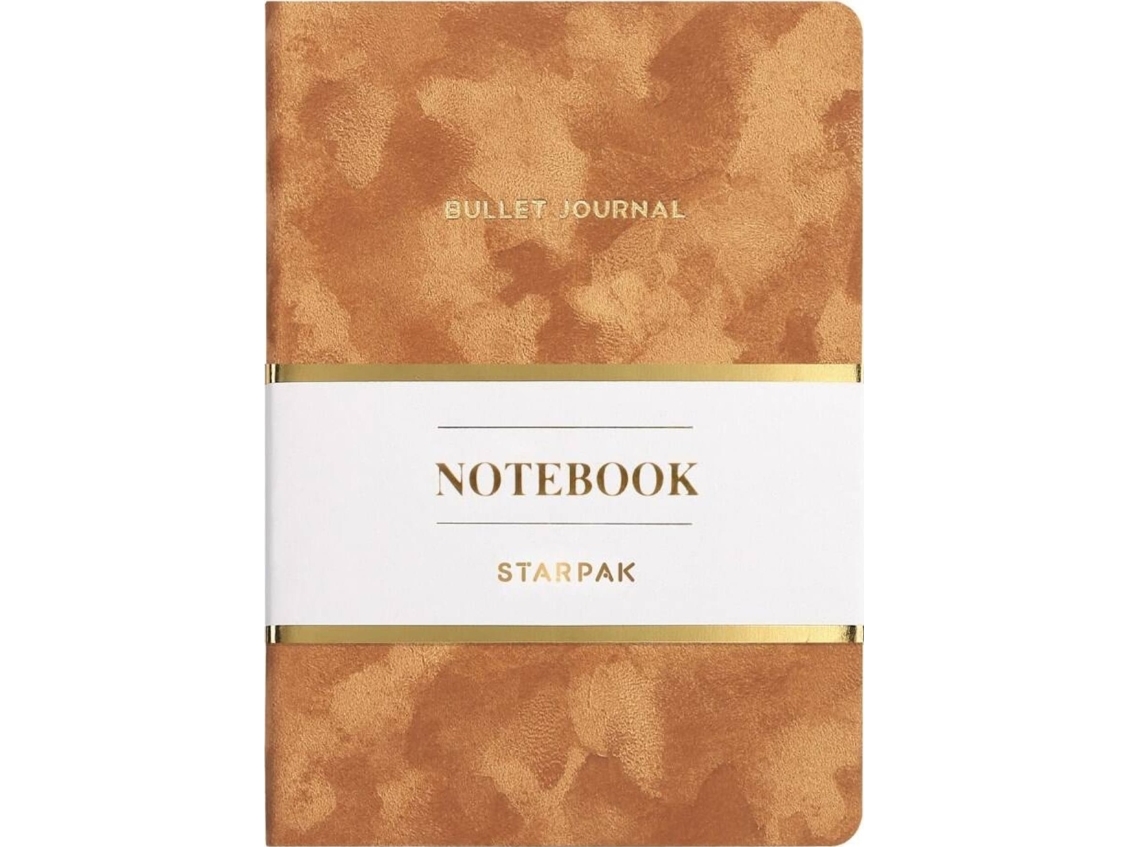 Notesæt A5/80K karamel ruskind |