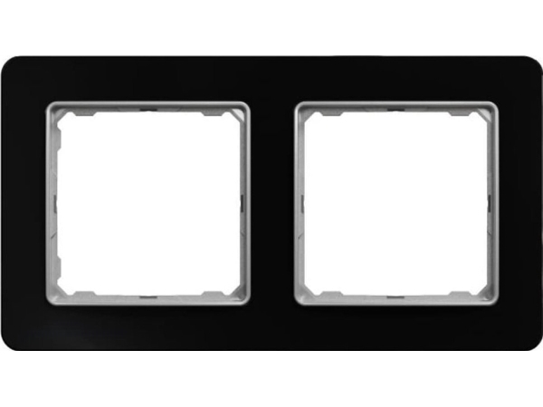 Schneider Electric, Sedna Elements, Ramka 2-krotna, szkło sort, efekt szkła, SDD361802