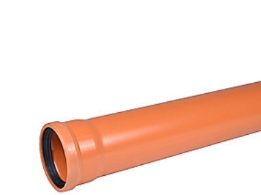 Wavin 160 X 3000 Mm Pvc-Kanalrohr Mit Muffe, Klasse N Sn4, En 13476
