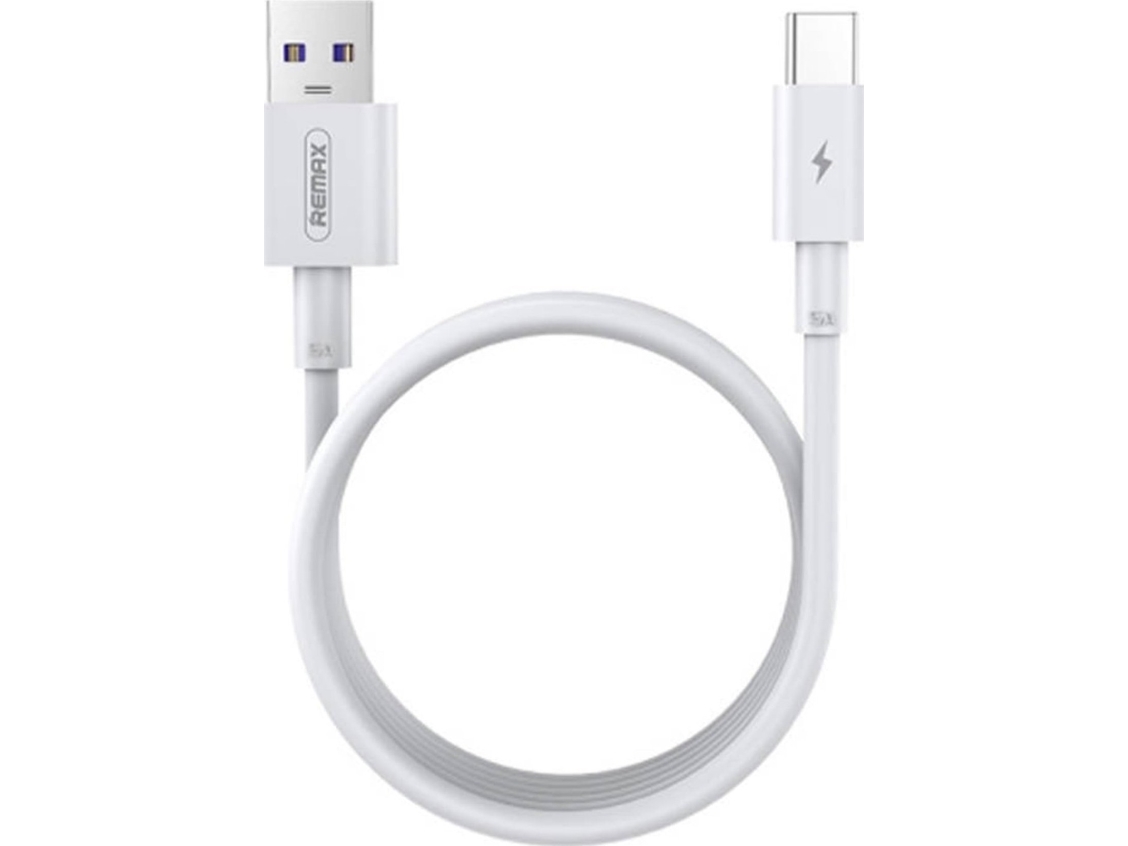Remax Marlik Rc-183A Usb Til Usb-C-Kabel, 2 M, 100 W (Hvid)