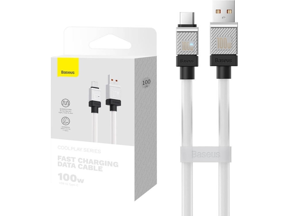 Baseus Usb-A Auf Usb-C Kabel 1 M Schwarz (Cakw000602)