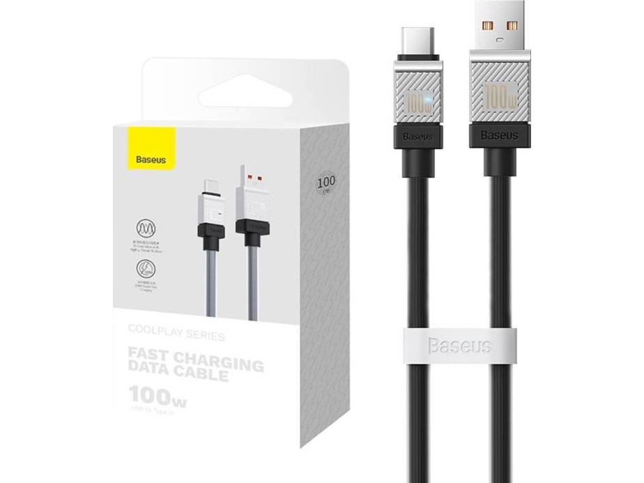 Baseus Usb-Kabel Usb-A Auf Usb-C 1 M Schwarz (Cakw000601)