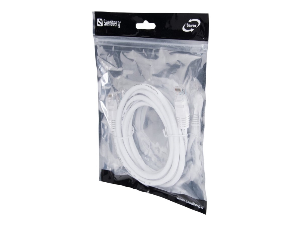 Sandberg Saver - Patchkabel - Rj-45 (Han) Til Rj-45 (Han) - 2 M - Utp - Cat 6