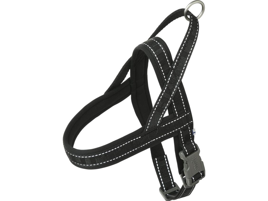 Hurtta Casual harness ECO, 70-80 cm, raven | Sällskapsdjur - Hund - Hundseler | GameStuff
