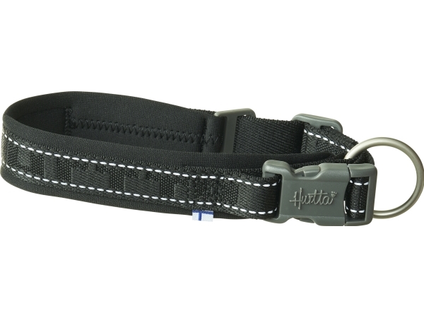 Hurtta Casual collar ECO, 40-50 cm, raven | Sällskapsdjur - Hund - Hundhalsband | GameStuff