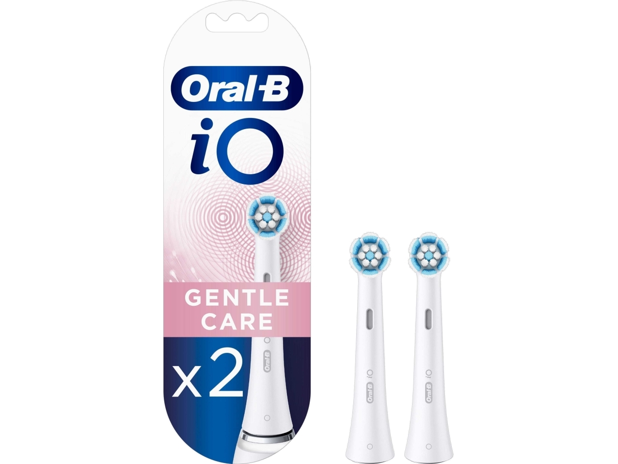 Oral-B Io Gentle Cleaning, 2 Stk, Hvid, Tyskland, Oral-B, Io, 74 Mm
