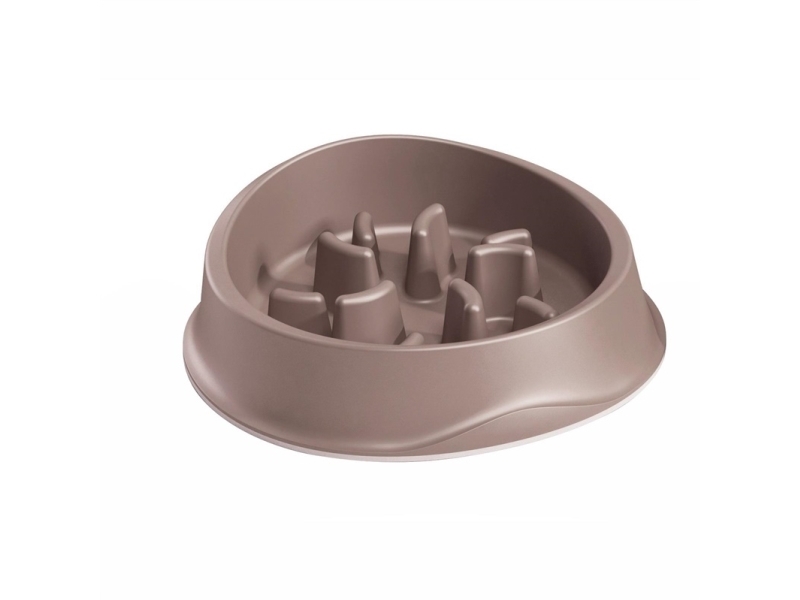 Zolux ZOLUX bowl SLOW FOOD 1 l light brown (474238TAU)