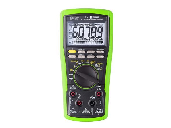 Elma Instruments Elma Bm789 Er Et Slankt Multimeter Med En Båndbredde På Hele 100Khz Og Sand Rms Målinger.