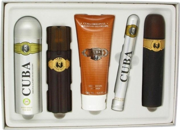 Cuba Gold Edt 100 Ml + Edt 35 Ml + As 100 Ml + Bodyspray 200 Ml + Sg 200 Ml (Man)