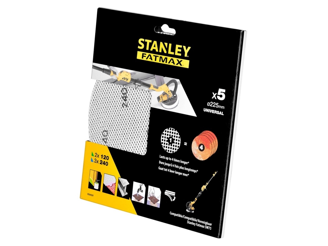 Slippapper 2x120g/3x240g STANLEY STA39297P