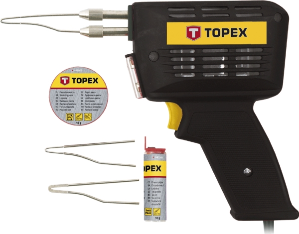 Lituoklis TOPEX 150W su transformatoriumi, lagamine