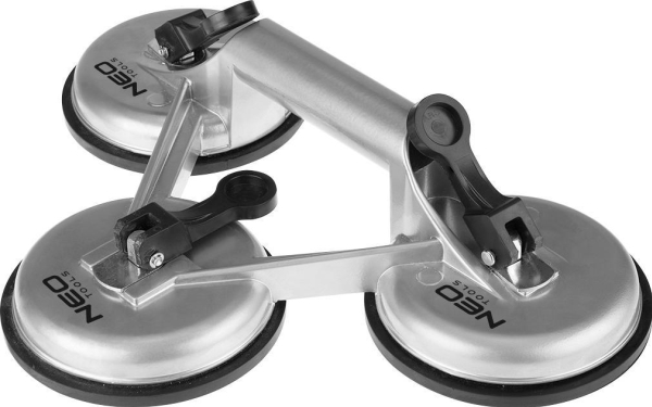 NEO Tools 56-803 Sugekop til Glas - Trepunktssystem, Aluminiumsstel, Maks. 150kg