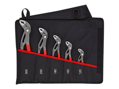 KNIPEX Cobra - Tunge og rilletangssæt - 5 stykker - i foldepose
