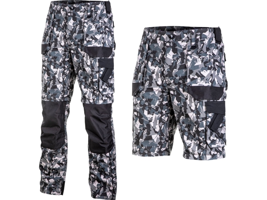 Lahti Pro Trousers With Detachable Legs. Gray And Black, "2Xl", Ce, Lahti