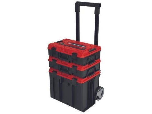 Einhell E-Case Tower, Svart, Röd, Polypropylen (PP), Värmetålig, Splash resistant, 415 x 273 x 320 mm, 1,01 kg, 450 mm