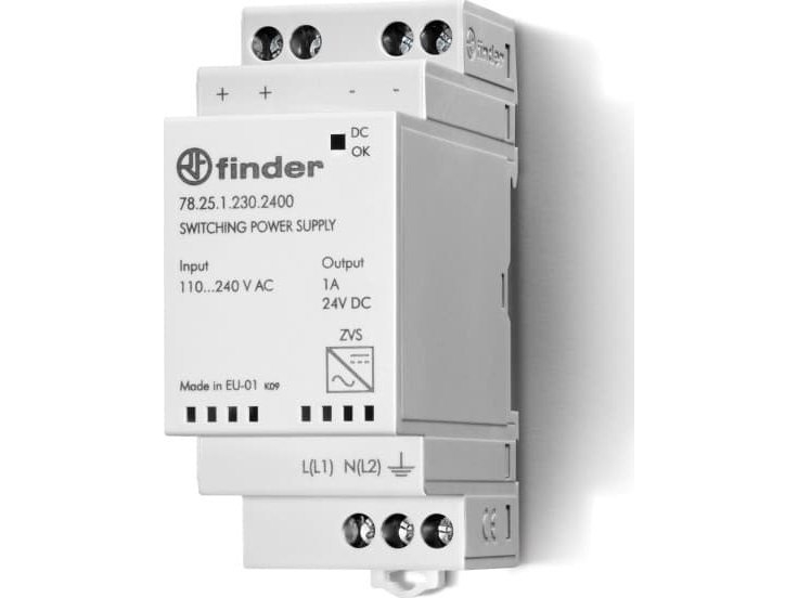 Finder 78.25.1.230.2400 Din-Skinne Strømforsyning 24 V/Dc 1 A 25 W