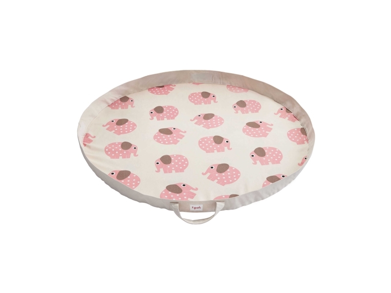 3 Sprouts Legetæppe/Taske, Elefant