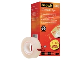 3M 7100026961, Transparent, Verpackung, Reparatur, Versiegelung, Polyvinylchlorid (Pvc), Polypropylen, 33 M, 19 Mm