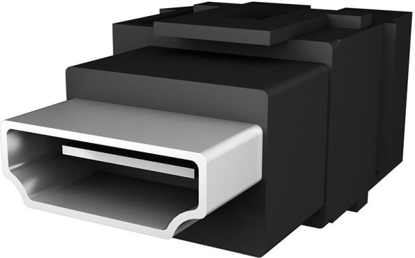Bachmann 1X Hdmi Keystone, Schwarz, Hdmi, Hdmi, Nickel, 85 Mm