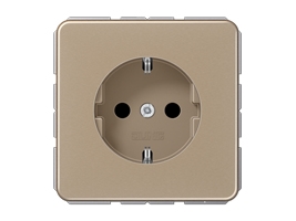 Jung Cd 1520 Ki Gb, Cee 7/3, Bronze, Gold, Aluminium, 250 V, 16 A