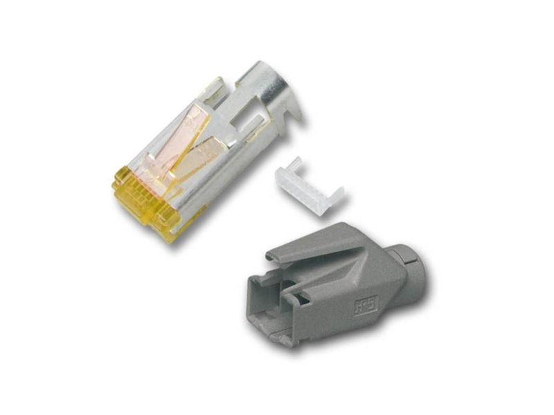 EFB Elektronik H7642.12-100, RJ-45, Grå, Hankoppling, Rak, Cat6a, S/UTP (STP) | Lauritz Knudsen - Övrige El-artiklar (LK) - LK IHC NET® Trådlös | GameStuff