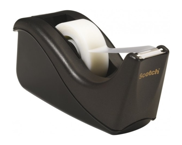 Scotch C60-BK, 1,91 cm, 38,1 m, Svart, 1 styck, 1 styck | Kontorsmaterial - Tejp & dispensrar - Tejp dispensrar | GameStuff