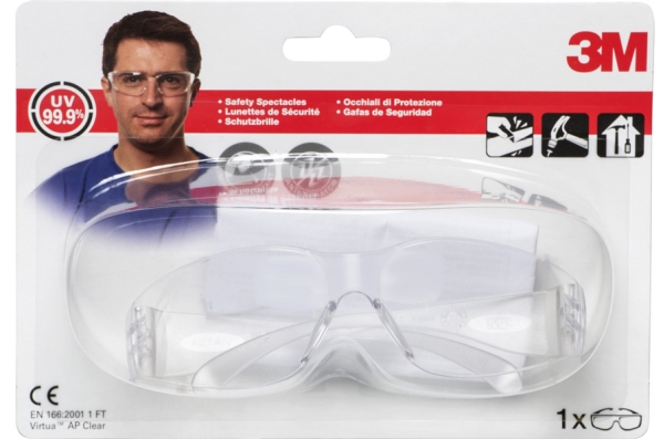 3M Vapcc, Transparent, Transparent, Plast, Polykarbonat, Blister, 1 Stk