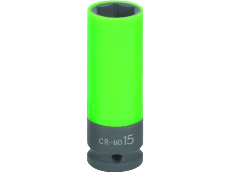 Ks Tools 515.1075-E, Krafttop, Grøn, 1 Hoved(Er), 1/2", Metric, 19 Mm