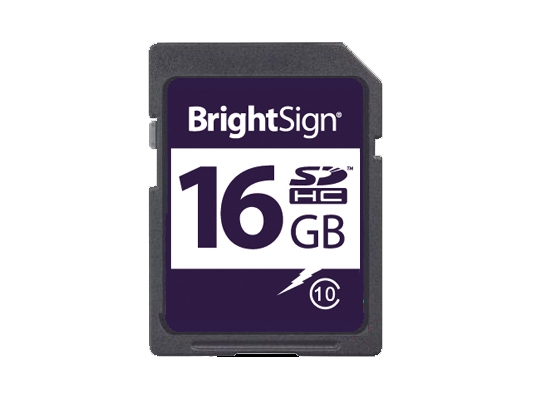 Brightsign 16 Gb Sdhc Klasse 10 Hukommelseskort Mlc Klasse 10 (Sdhc-16C10-1)