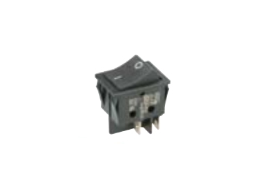 Bachmann 924.095, Kipafbryder, 2P, Sort, 250 V