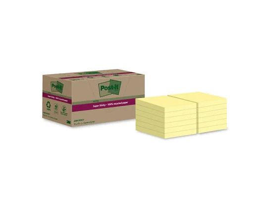 Post-It 7100284576, Torg, Gul, papper, 100%, 47,6 mm, 47,6 mm | Papper & Emballage - Block & Post-It - Block | GameStuff