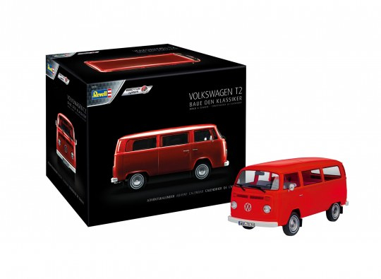 Revell VW T2 Bus, Bussimalli, Kokoamispakkaus, 1:24, VW T2, Ei sukupuolirajoitusta, 109 kpl