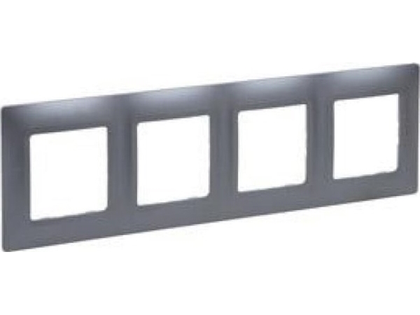 Legrand Niloe Selection Vierfach-Rahmen Stahl 762054