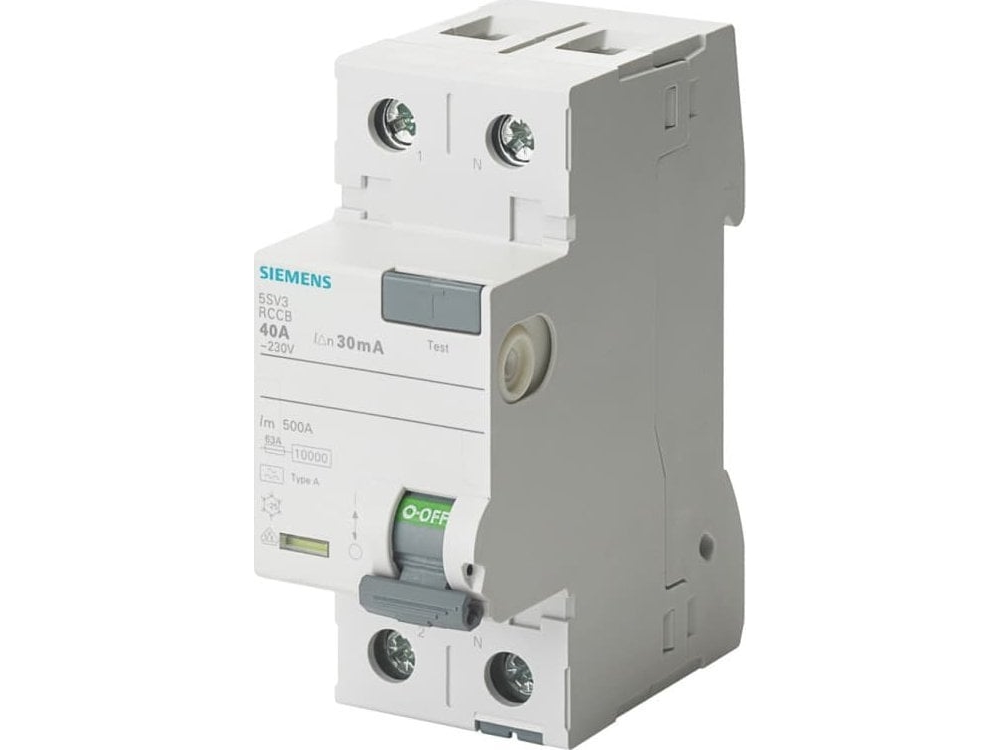 Siemens 5SV33143 FI säkerhetsbrytare 40 A 0,03 A 230 V | EL Artiklar - Elcentral - Jordfelsbrytare | GameStuff