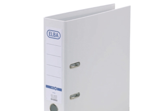 Elba Smart Pp/Pp, 80 Mm, A4, Polypropylen (Pp), Hvid, 570 Ark, 8 Cm, 285 Mm