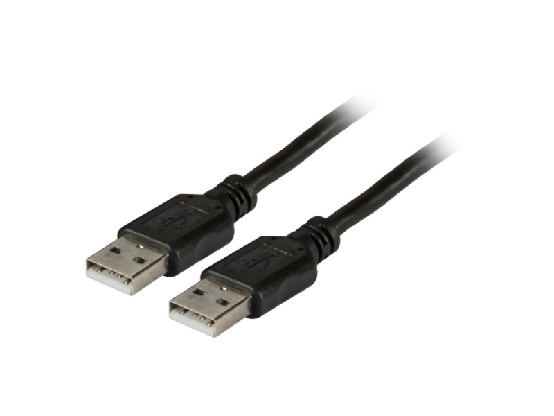 Efb Elektronik Usb 2.0 A / A 1.5M, 1,5 M, Usb A, Usb A, Usb 2.0, Männlich/Männlich, Schwarz