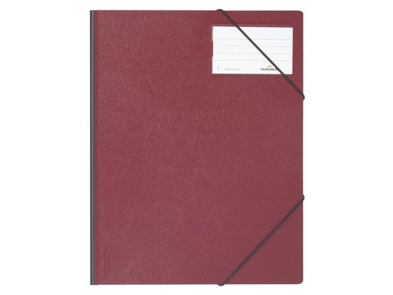 Durable 2320-03, A4, PVC, Rød, Portræt, 150 ark, Elastik