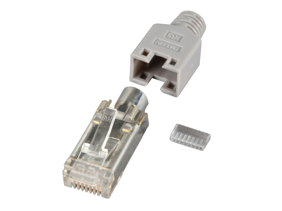 Efb Elektronik H7540.12-50, Rj-45, Grå, Hanstik, Lige, Cat5e, 50 Stk