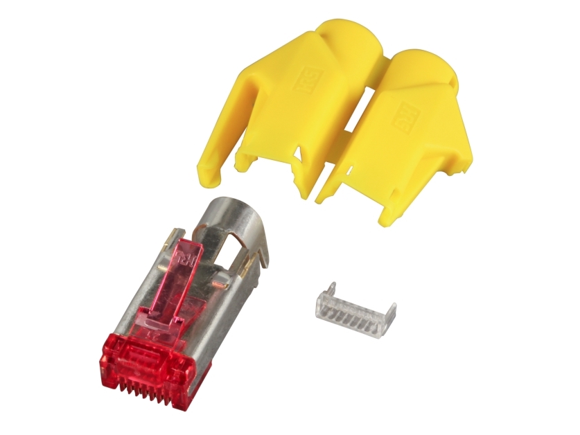 Efb Elektronik H7641.5-100, Rj-45, Gul, Rød, Hanstik, Lige, Cat6, S/Utp (Stp)