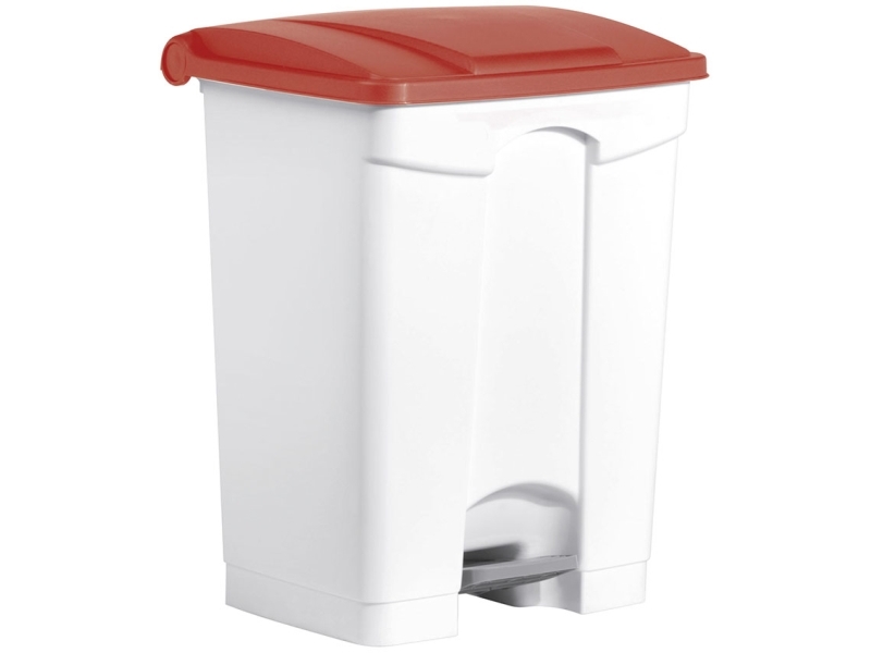 Helit H2402125, 45 L, Firkant, Plast, Grå, Rød, 410 mm, 400 mm