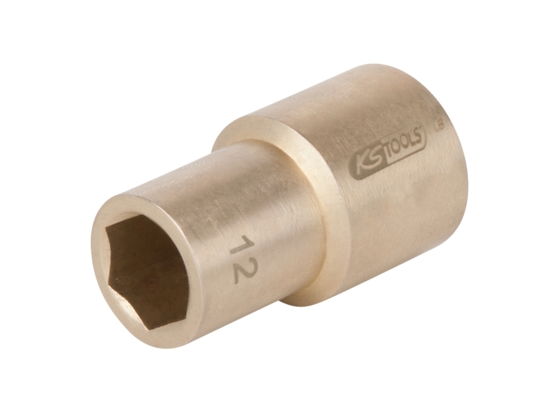 Ks Tools 963.1225, Sokkel, 1/2", Metric, 1 Hoved(Er), 27 Mm, Aluminiumbronze