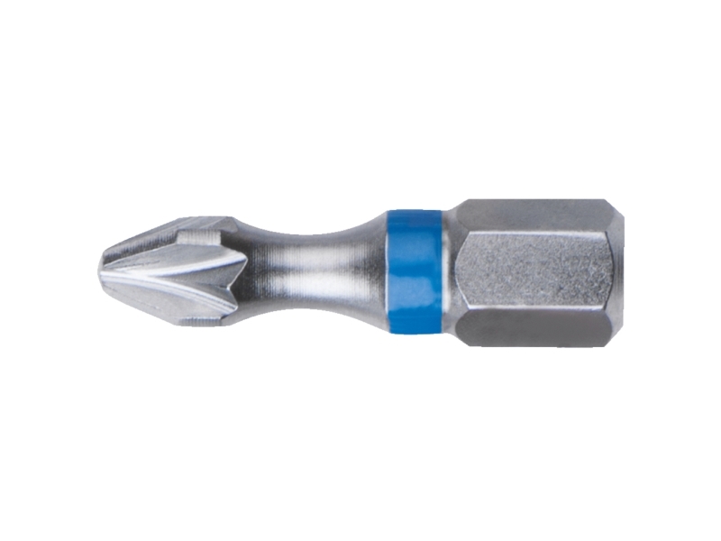 Ks Tools 918.3206, Stjerneskruetrækker, Nikkel, Din 3126, Iso 1173 - C 6,3, 25 Mm, 40 G, 25,4 / 4 Mm (1 / 4")