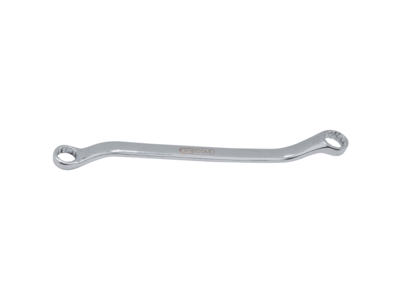 Ks Tools Werkzeuge-Maschinen Gmbh Rustfrit Stål Dobbelt Ringnøgle, Krum, 27X30mm (964.1114)
